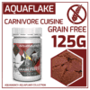AquaFlake Carnivore Cuisine Grain Free Flake Fish Food 125G