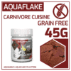 AquaMunch AquaFlake Carnivore Cuisine Grain Free fish food flakes 45G