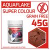 AquaFlake Super Colour Grain Free 45G Aquarium Fish Food