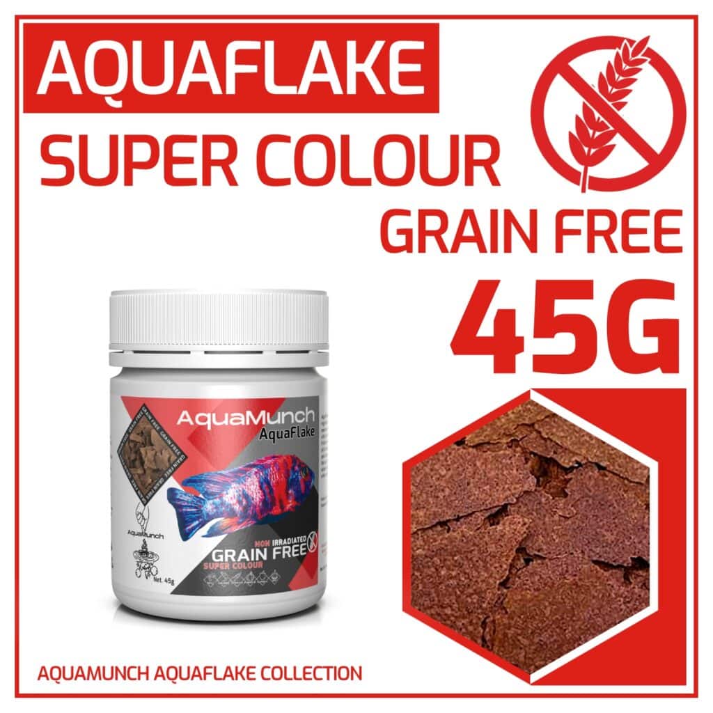 AquaMunch AquaFlake Super Colour Flake 45g packaging