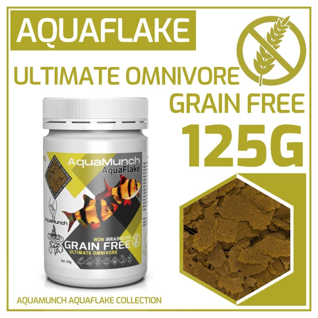 AquaMunch AquaFlake Ultimate Omnivore Flake 125g packaging