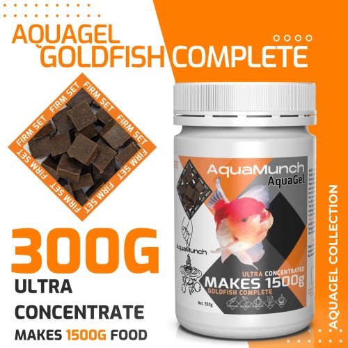 AquaMunch AquaGel Goldfish Complete 300g "Makes 1500g"