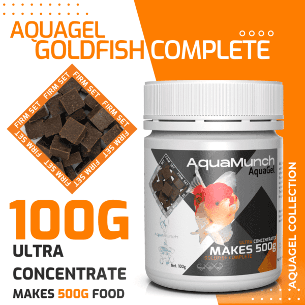 AquaMunch AquaGel Goldfish Complete 100g "Makes 500g"