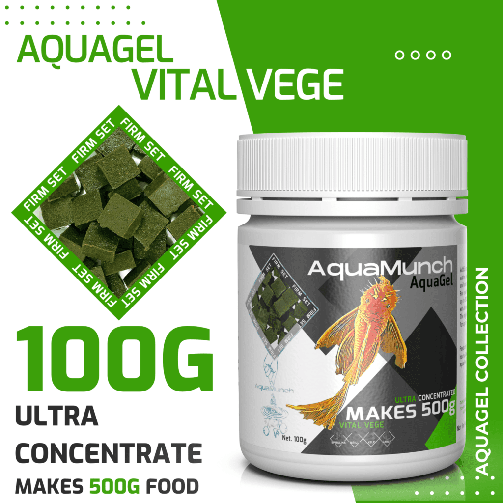 AquaMunch AquaGel Vital Vege 100g "Makes 500g" packaging