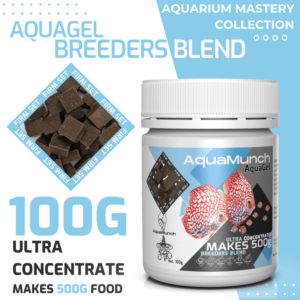 AquaMunch AquaGel Breeders Blend 100g "Makes 500g" packaging