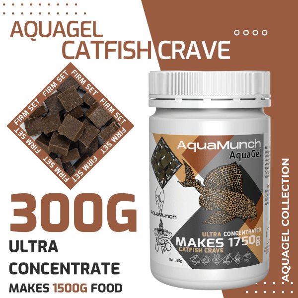 AquaMunch AquaGel Catfish Crave 300g "Makes 1500g"