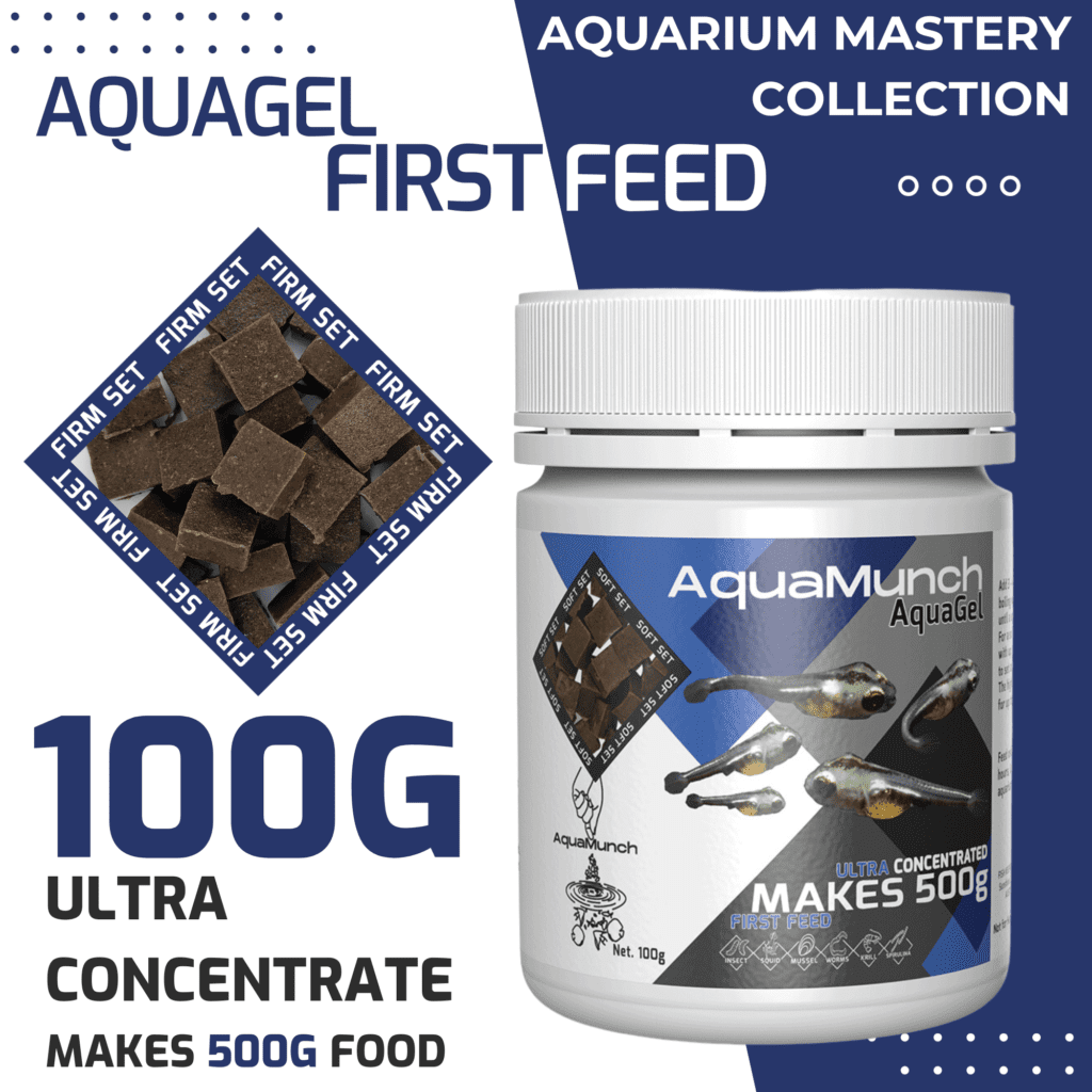 AquaMunch AquaGel Nurture & Grow 100g Aquarium Fish Food