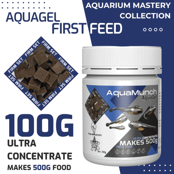 AquaMunch AquaGel Nurture & Grow 100g Aquarium Fish Food