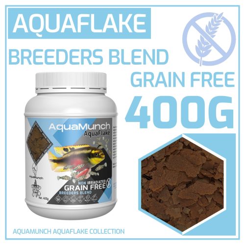 AquaMunch AquaFlake Breeders Blend Flake 400g