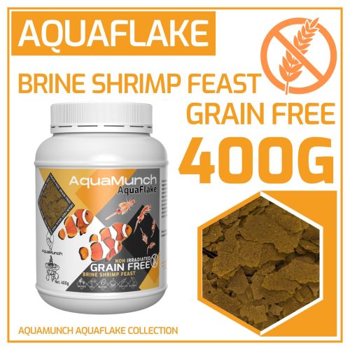 AquaMunch AquaFlake Brine Shrimp Feast Flake 400g