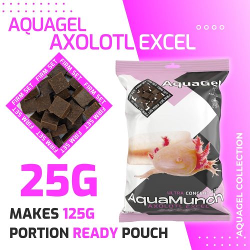 AquaMunch AquaGel Axolotl Excel 25g Ready Portion