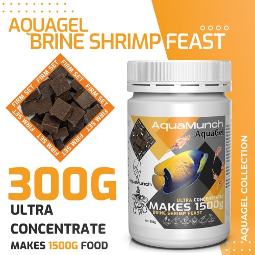 AquaMunch AquaGel Brine Shrimp Feast 300g "Makes 1500g"