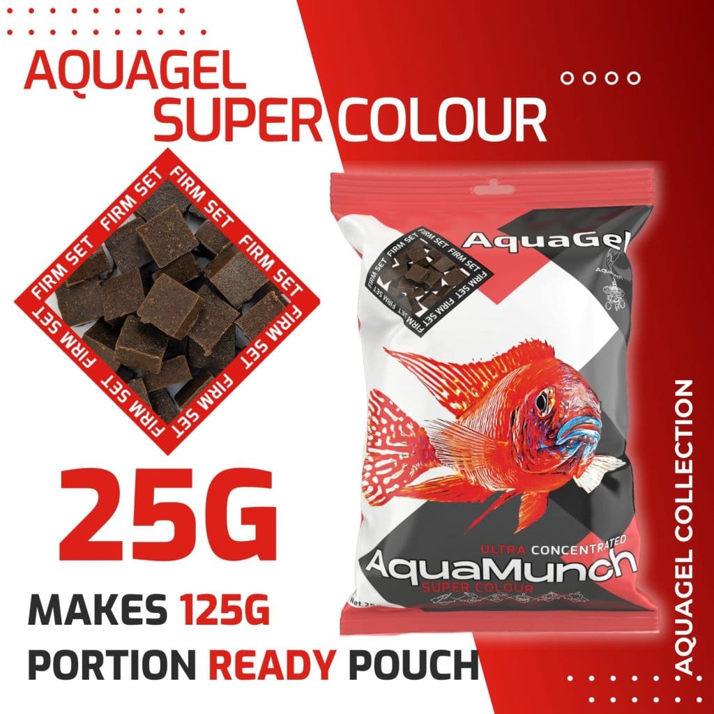 AquaMunch AquaGel Super Colour 25g Ready Portion packaging