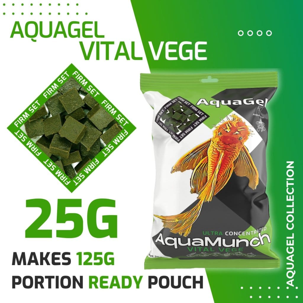AquaMunch AquaGel Vital Vege 25g Ready Portion packaging