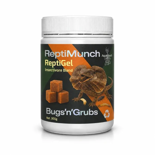 AquaMunch ReptiGel Bugs'n'Grubs 300g